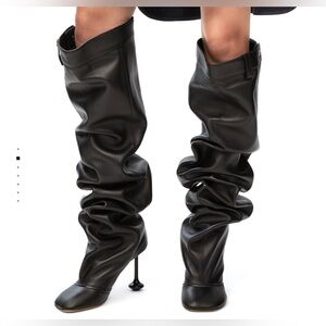 Loewe Toy Nappa Lambskin Over The Knee Boots in a size 41